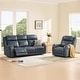 preview thumbnail 7 of 85, Leo Power Wall Hugger Reclining Sofa with Multi-Function Console