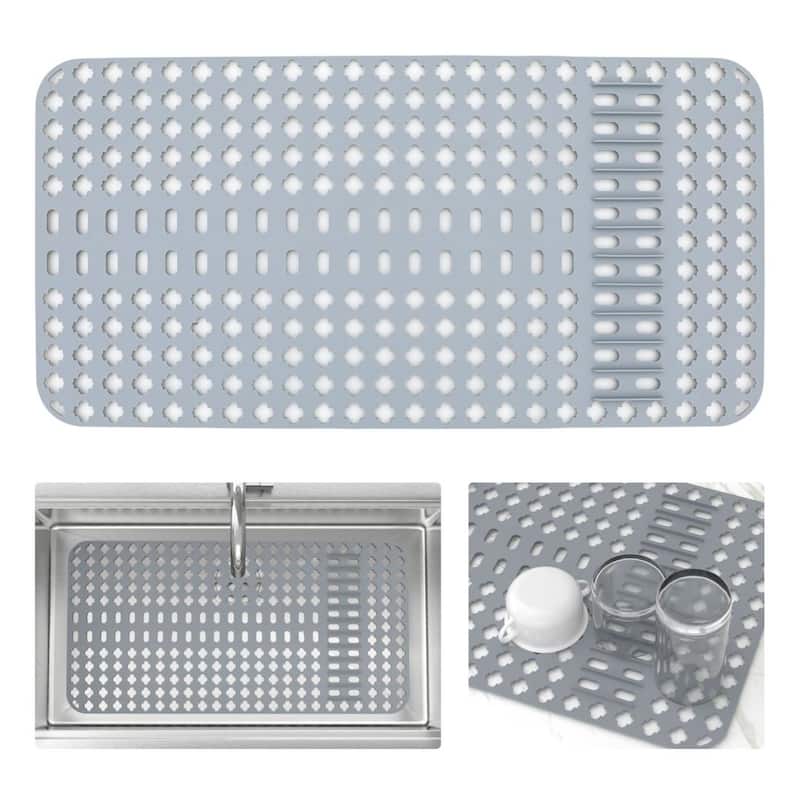 Kichae Silicone Sink Mat 28x15 inch Sink Protector - 28"x15"