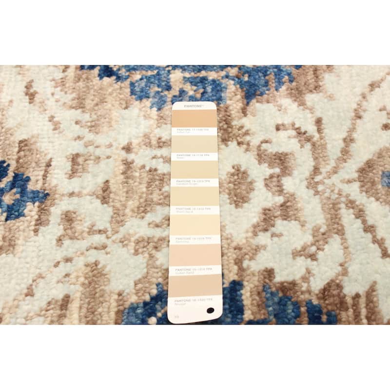 ECARPETGALLERY Hand-knotted Mystique Tan Wool Rug - 5'1 x 8'5
