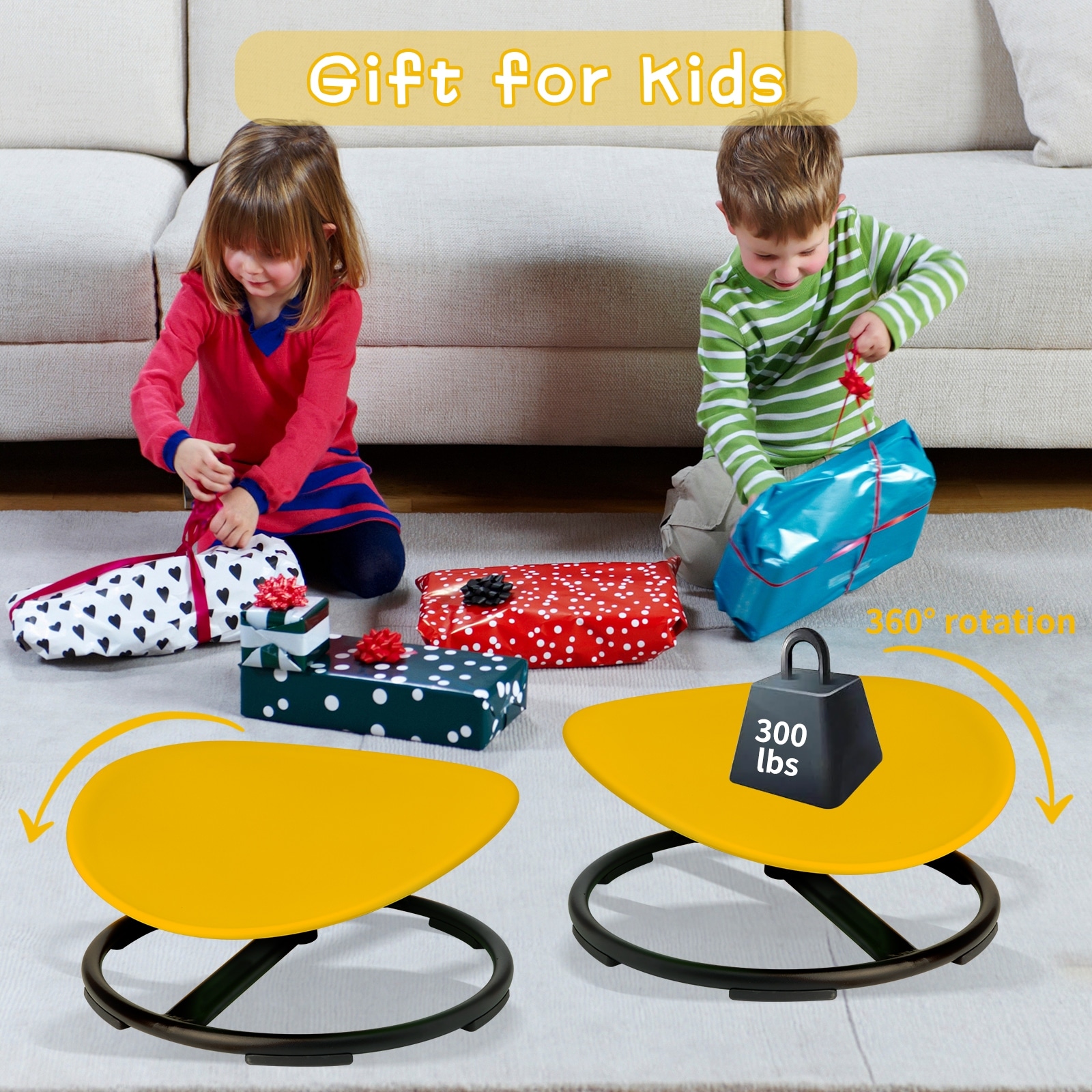 Circle clearance spinning couch