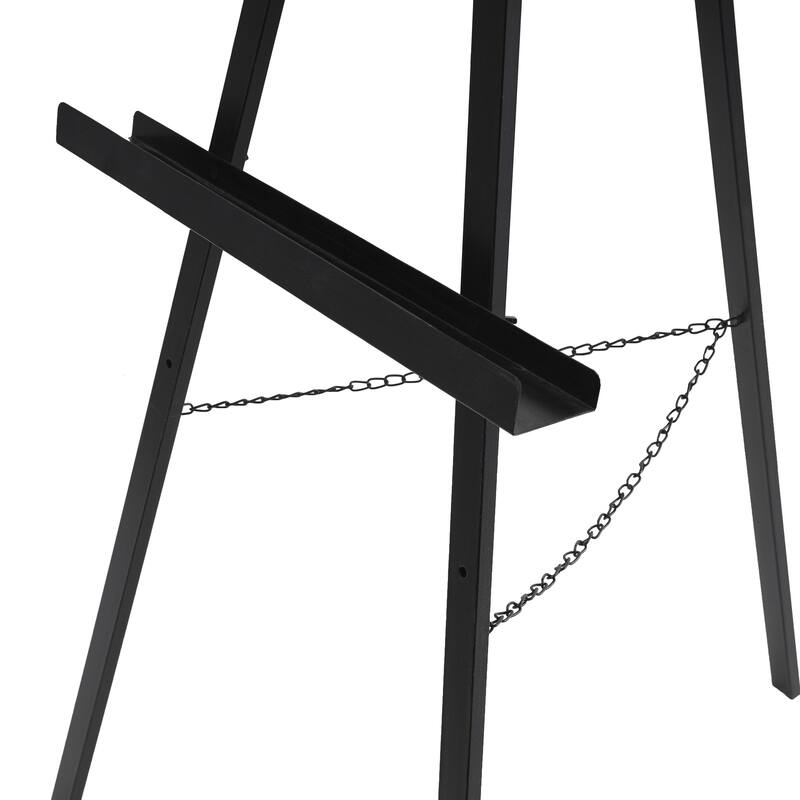 Metal Tall Adjustable 2 Tier Display Easel - Black - Roche River Decor