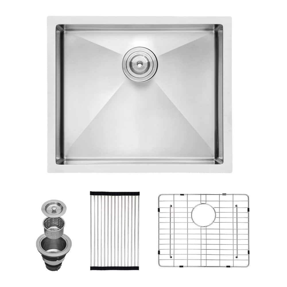Undermount Kitchen Sink 16 Gauge 10 Inch Deep Single Bowl Kitchen Sink Basin