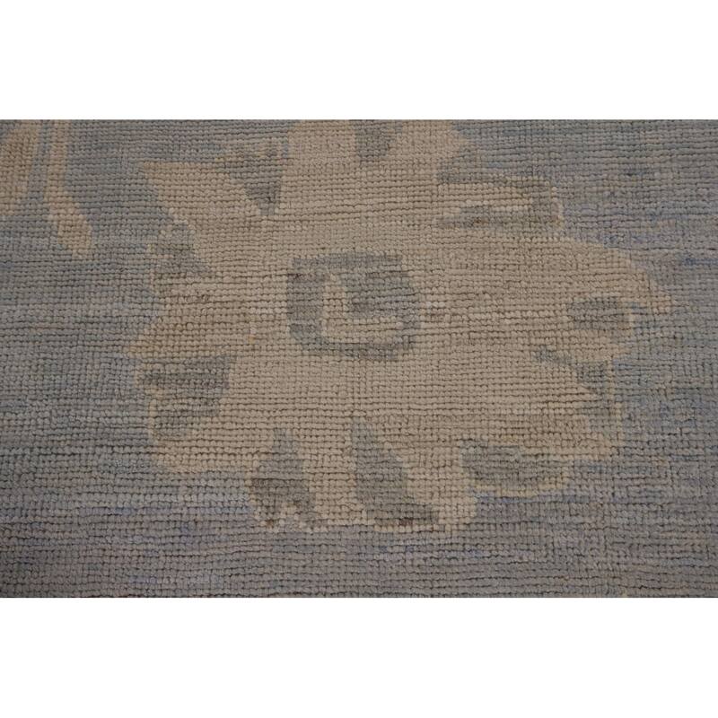 Oushak Turkish Area Rug Hand-Knotted Vegetable Dye Wool Carpet - 8'2"x 10'0"