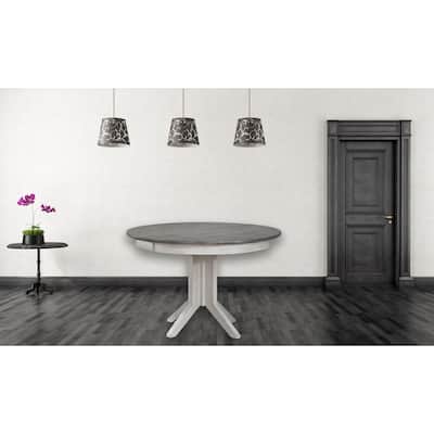 Round Contemporary Dining Table In Ash