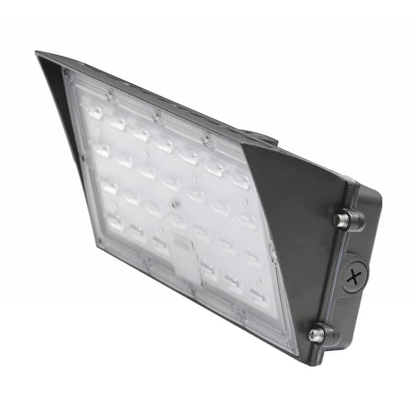 7500-Lumen 60-Watt Bronze LED Wall Pack Light 7500-Lumen 60-Watt Bronze LED Wall Pack Light