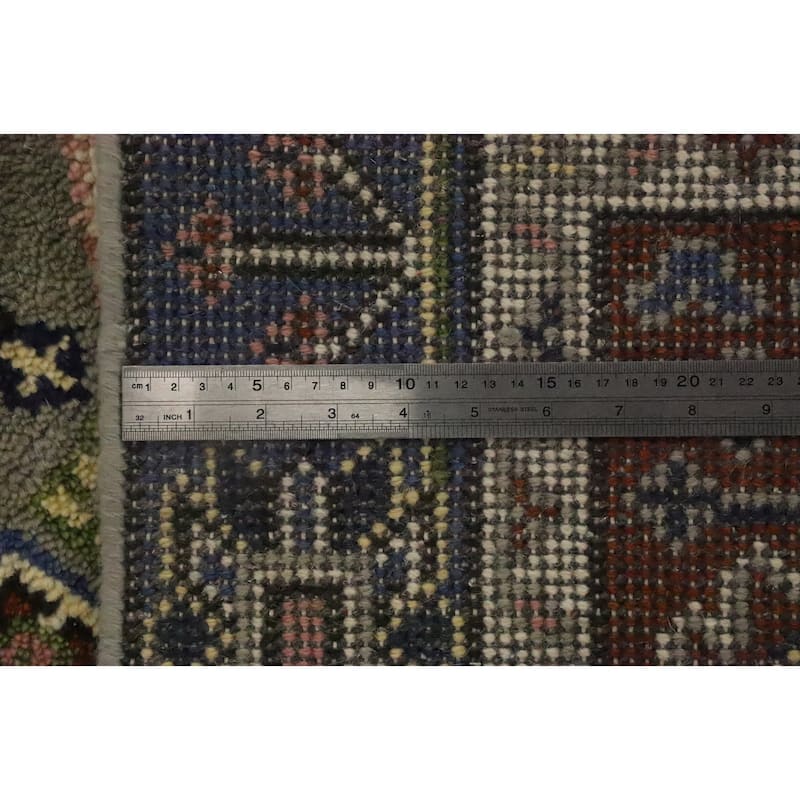 Hand Knotted Oriental 100% Wool Carpet Traditional Geometric Beige & Ivories Kazak Area Rug - 5' 10'' X 4' 0''