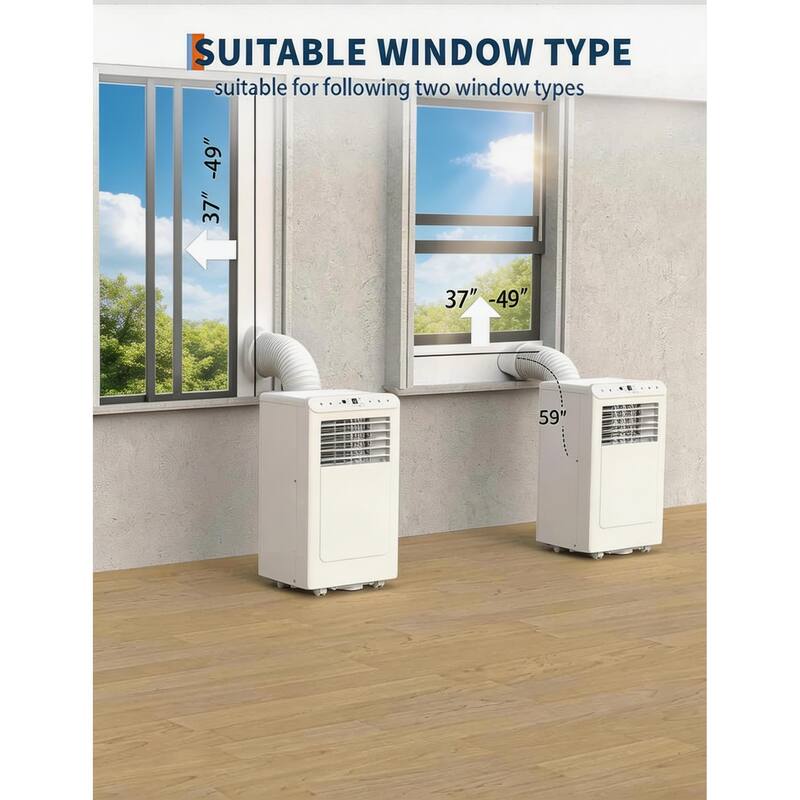 8000 BTU Portable Air Conditioner, up to 350 Sq.Ft.