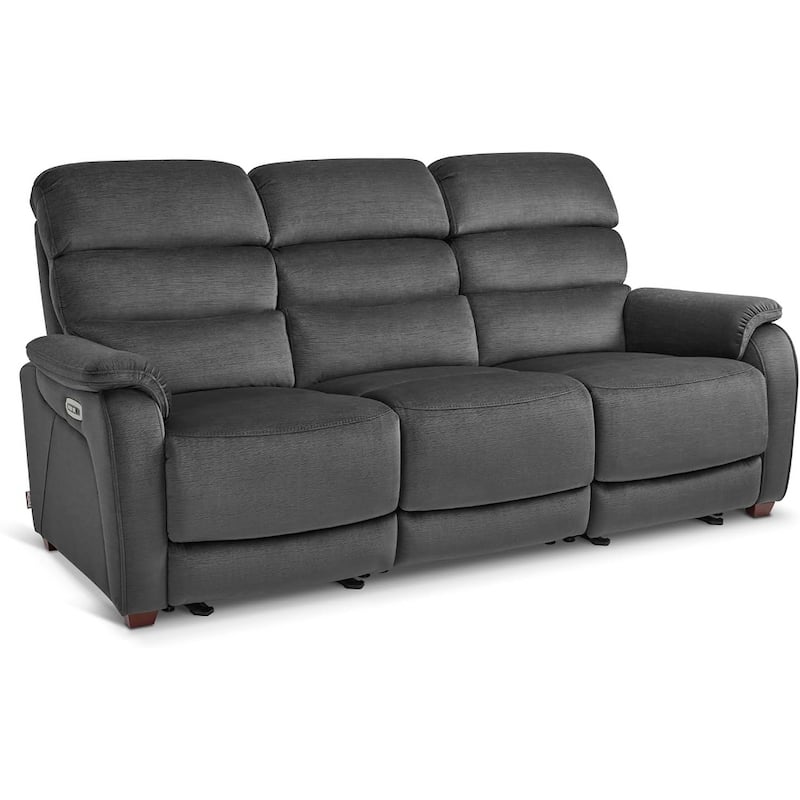 MCombo 61.6'' Wall Hugger Power Loveseat Recliner Sofa with Adjustable Headrest and USB A & C Charge Ports