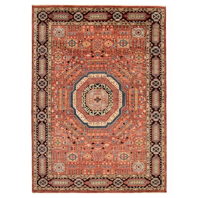 ECARPETGALLERY Hand-knotted Jules Serapi Dark Copper Wool Rug - 10'2 x 13'11