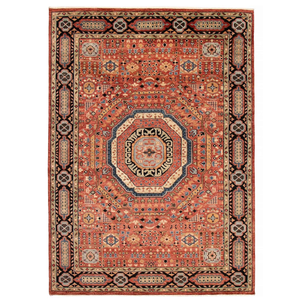ECARPETGALLERY Hand-knotted Jules Serapi Dark Copper Wool Rug - 10'2 x 13'11