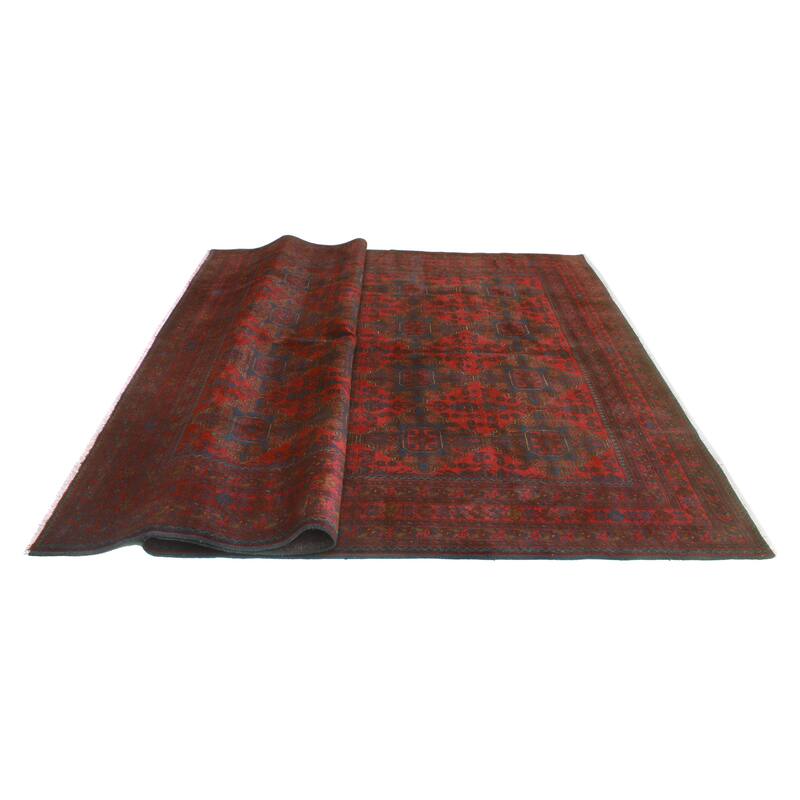 Khal Mohammadi Vinnie Red/Navy Rug - 8'2" x 11'1"