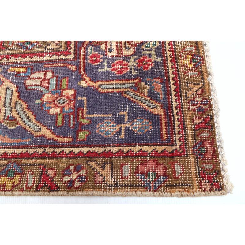 ECARPETGALLERY Hand-knotted Antalya Vintage Red Wool Rug - 9'3 x 11'11