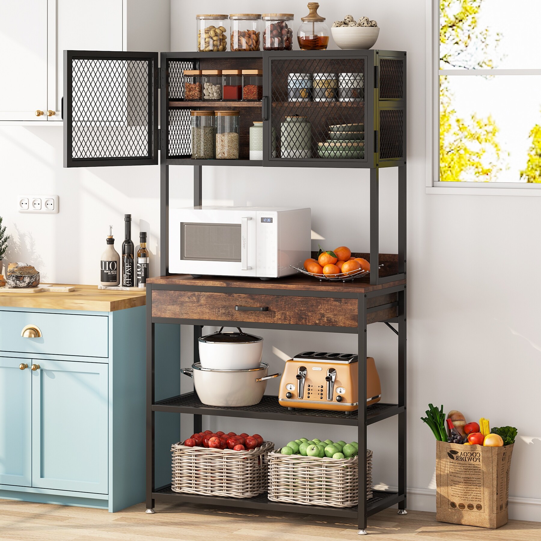 Bed bath and beyond sales microwave stand