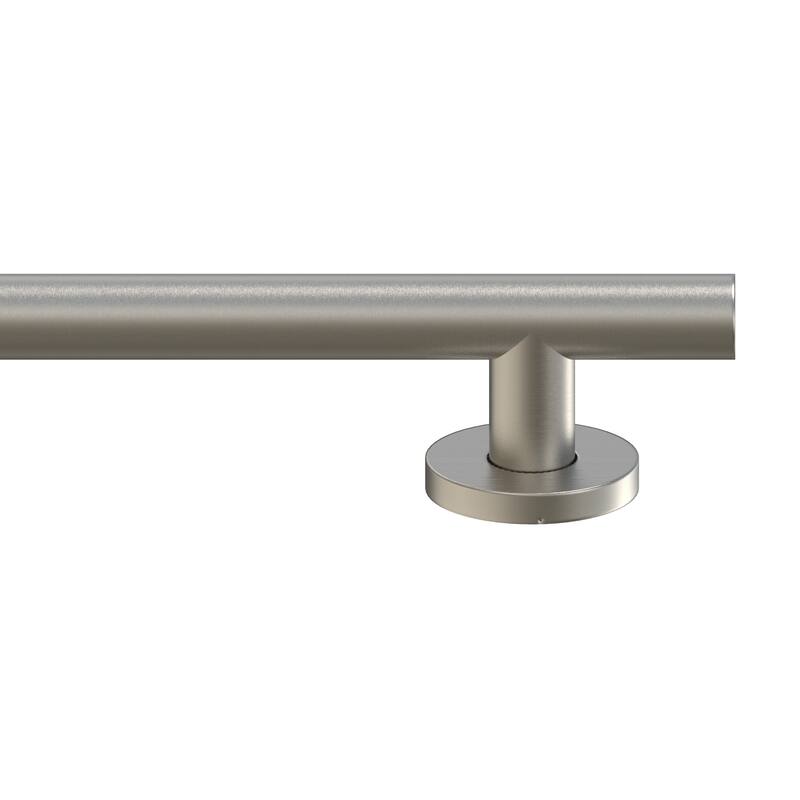 Keeney Infinity Designer Grab Bar 1.25 Dia x 16 in., Brushed Nickel