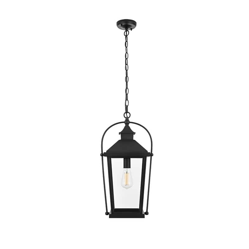Kael 21 inch Outdoor Pendant in Black - 21"