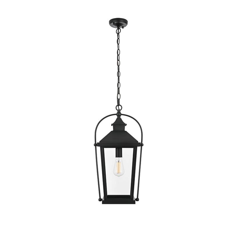 Kael 21 inch Outdoor Pendant in Black - 21"