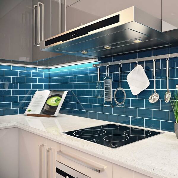 Dark Teal Subway 5 Square Foot Tiles 44 Pieces Per Unit Dark Teal Subway 5 Square Foot Tiles