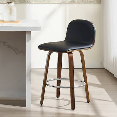 Upholstered Wood Swivel Bar Stools/ Counter Stool