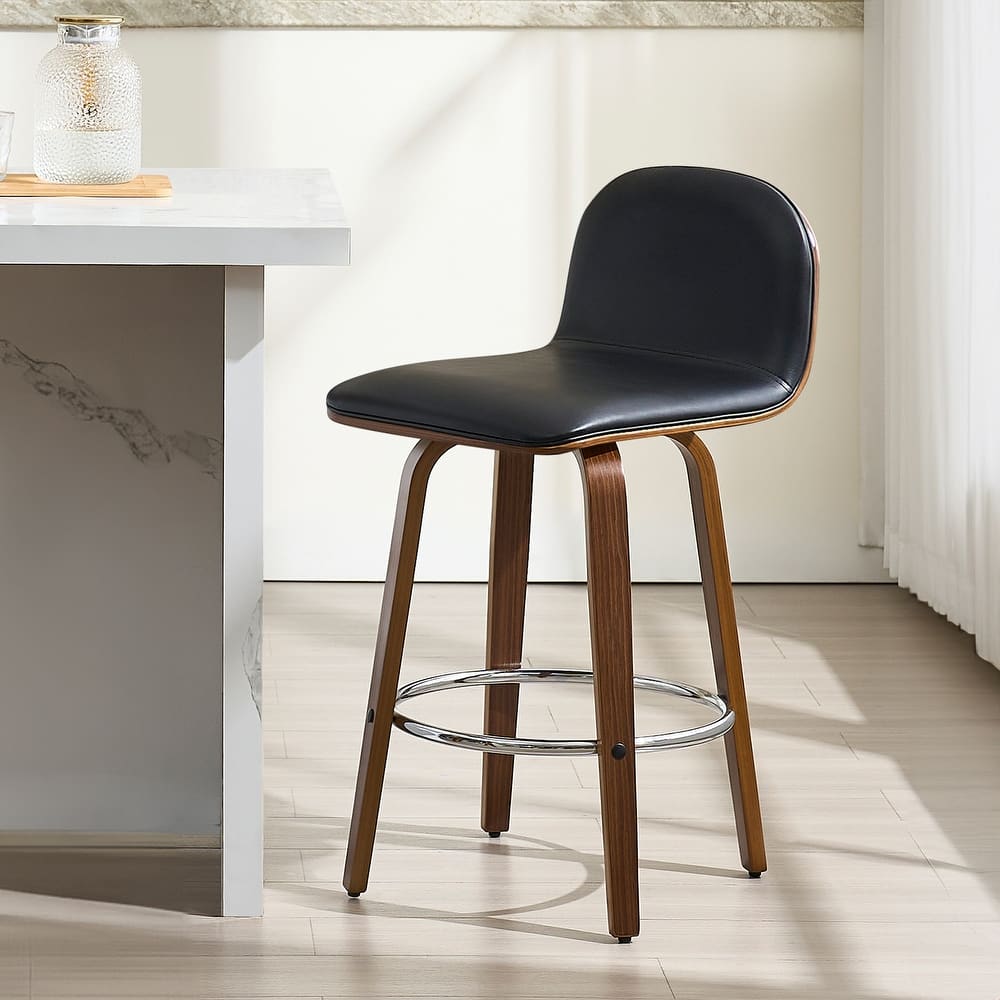 Upholstered Wood Swivel Bar Stools/ Counter Stool