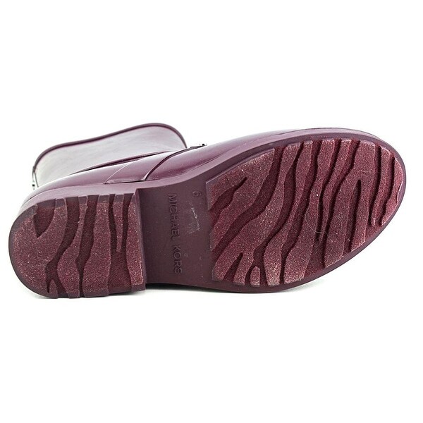 michael kors booties purple