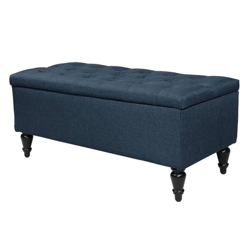 Maypex 38" Fabric Upholstered Tufted Storage Bench