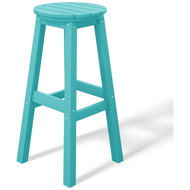 Laguna Hdpe All Weather Outdoor Patio 29" Round Bar Stool