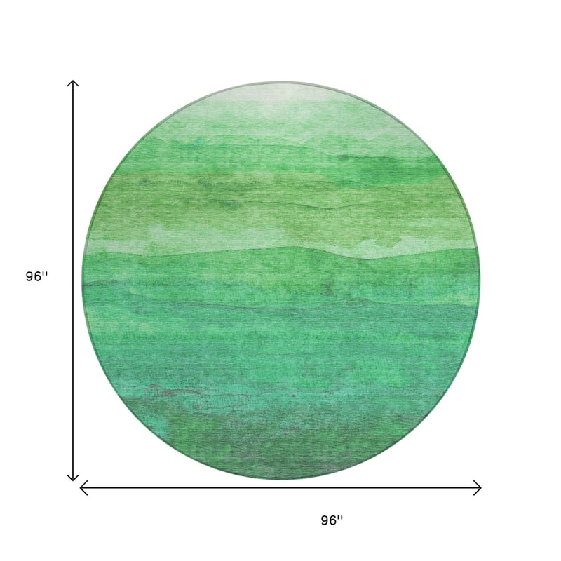 HomeRoots Abstract Modern Rectangle Outdoor Rug