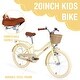 preview thumbnail 5 of 6, Child Bicycles Girls Bike with Basket for 7-10 Years Old Kids