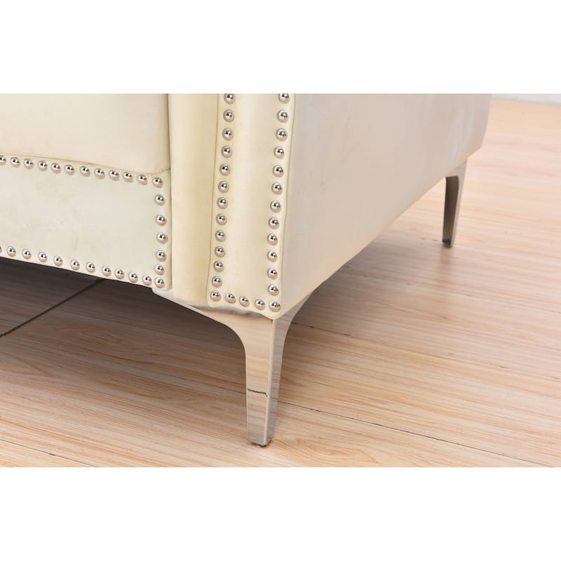 Legend Furniture Covertible Velvet Sofa Bed Sleeper