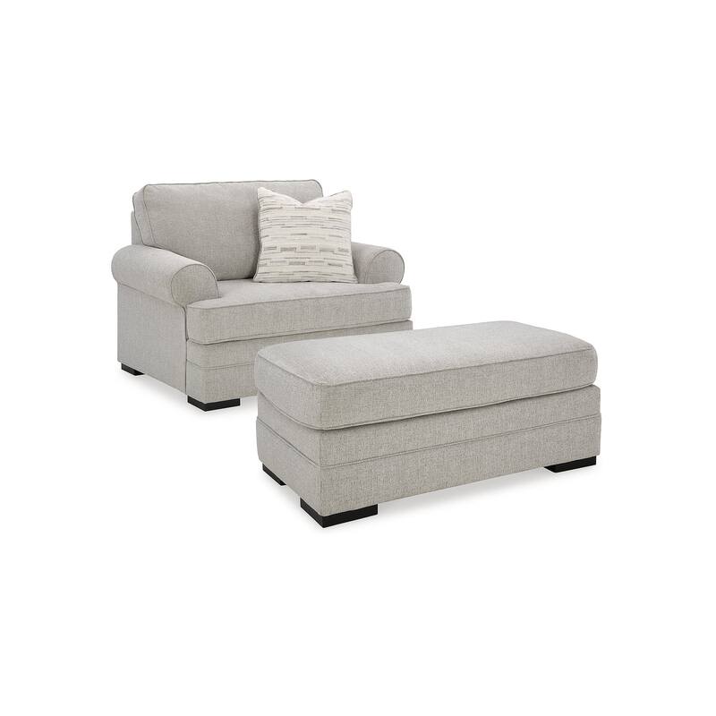 Signature Design by Ashley Eastonbridge Gray 2-Piece Upholstery Package - 53"W x 40"D x 39"H