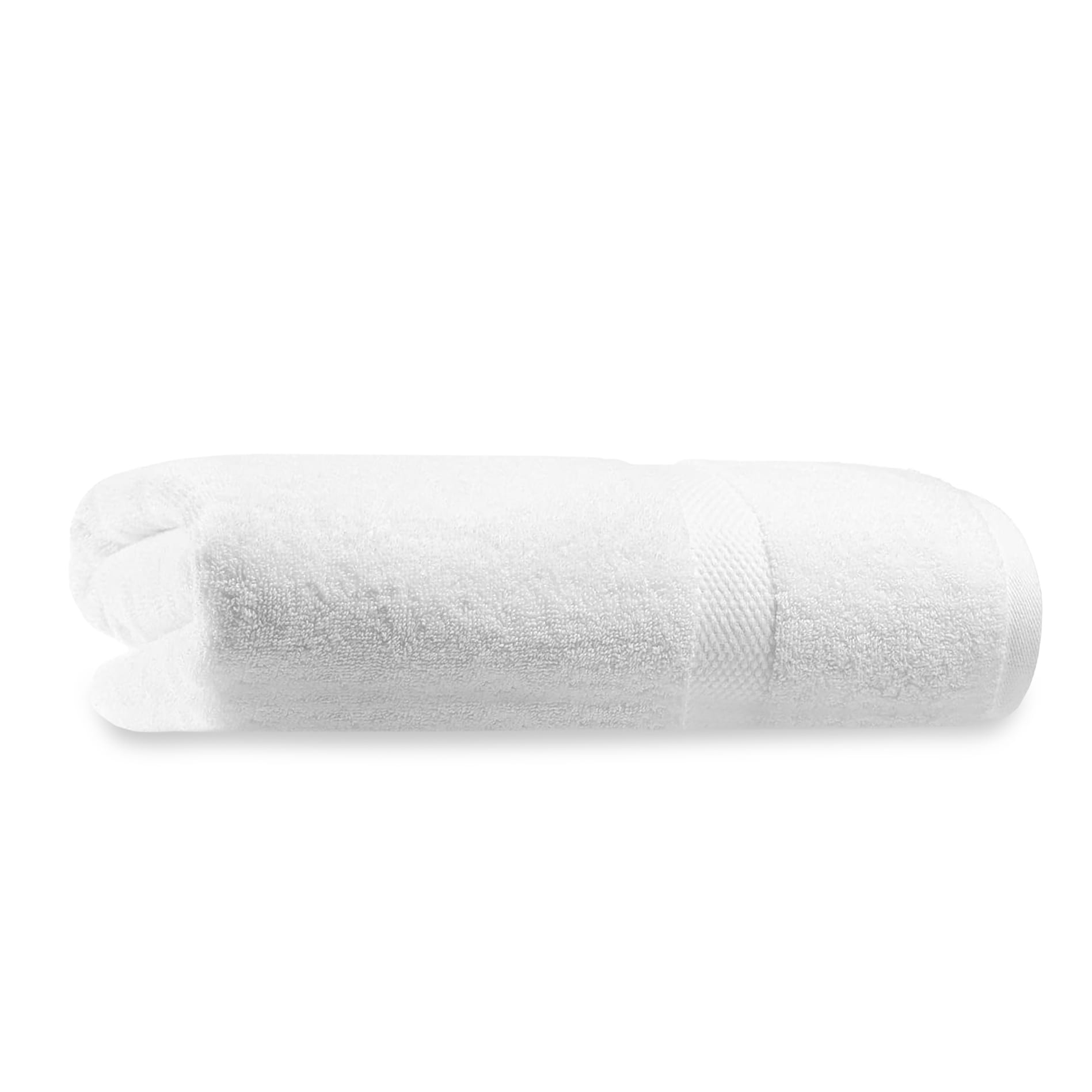 Delara Feather Touch Quick Dry Pack of 12 White Solid 100% Organic