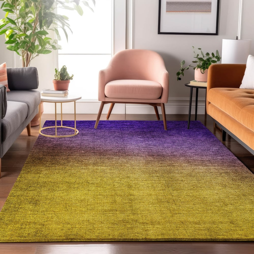 Premium Washable Super Soft Modern Ombre Mayfield Rug