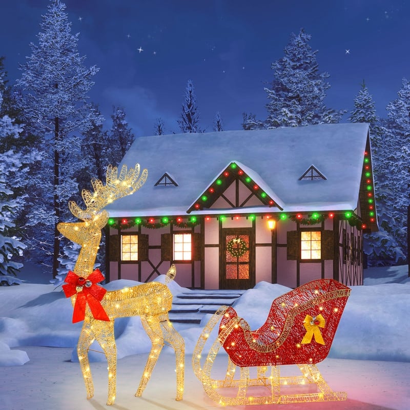 Outdoor Courtyard Elk Decoration