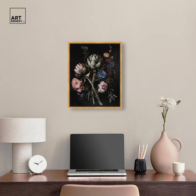 Moody Artichoke III Canvas by Art Remedy