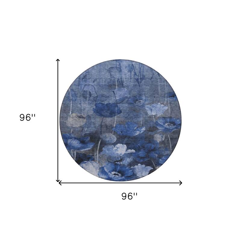 HomeRoots Floral Transitional Rectangle Outdoor Rug