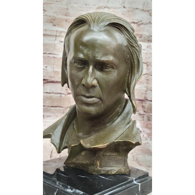 Nicolas Cage Bronze Bust Sculpture By Mavchi – Limited Edition Numbered