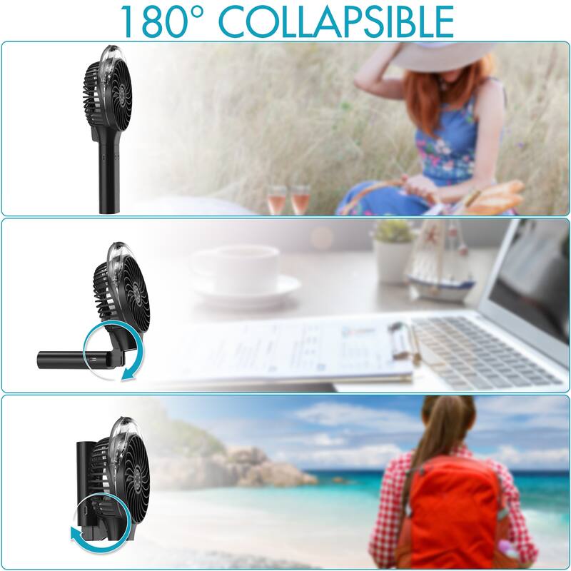 3000mAh Rechargeable Handheld Misting Fan Bed Bath & Beyond 38286979