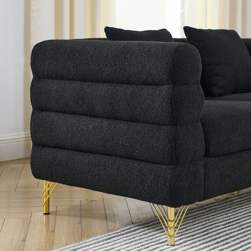 Modern Corner Sectional Sofa,L-Shaped Corner Sectional Sofa,5-Seat Corner Chaise Sofas