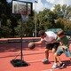 preview thumbnail 9 of 8, Height Adjustable Portable Shatterproof Backboard Basketball Hoop with 2 Nets - 39" x 26" x 10'