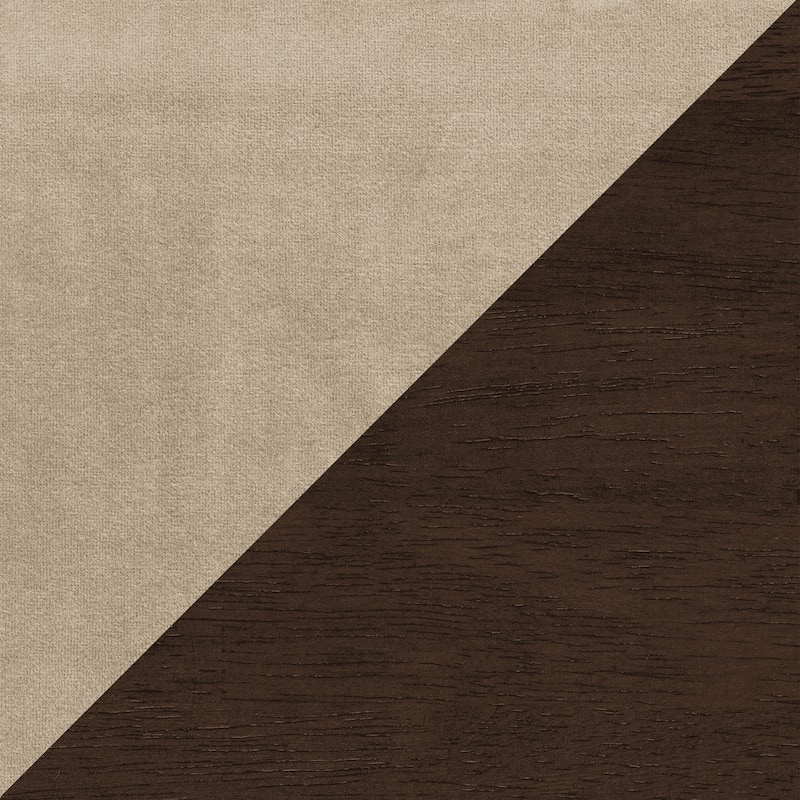 Parlier Velvet Wood Arm Accent Chair