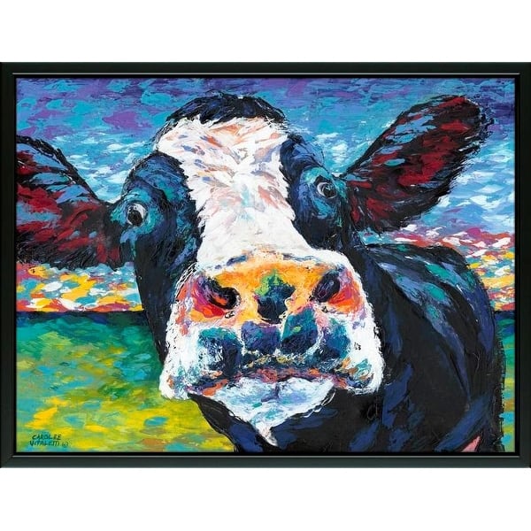 Shop Easy Art Prints Carolee Vitaletti S Curious Cow Ii Premium