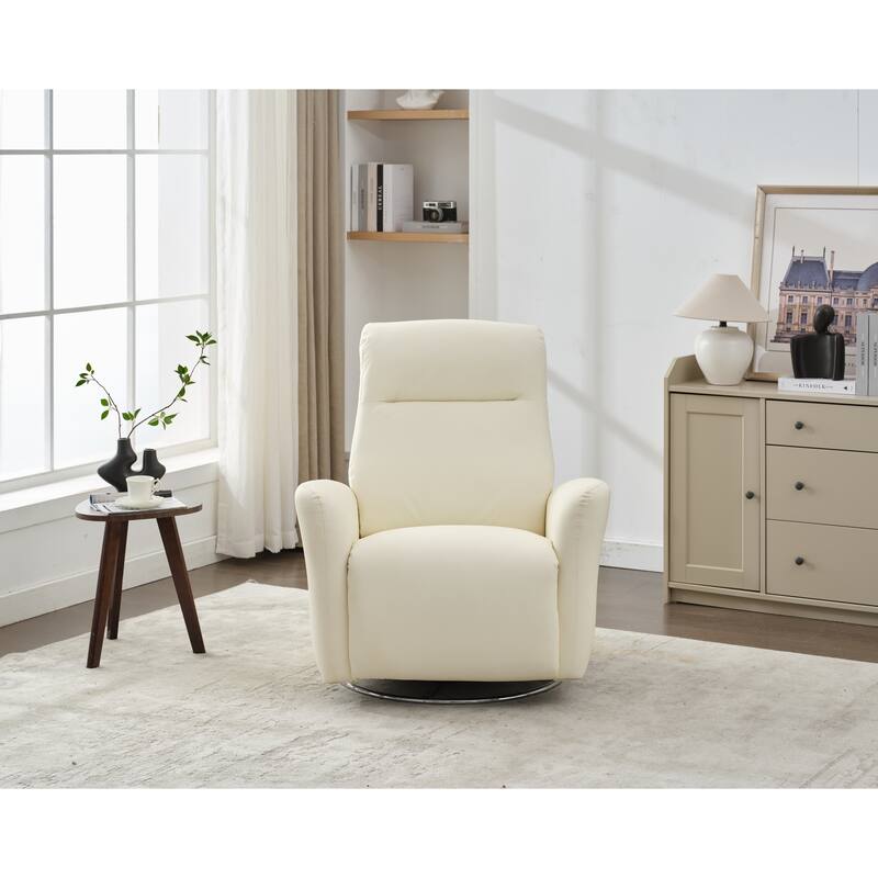 Swivel Glider Power Recliner Chair Rocking Chair Nursery Chair with Electric Button for Living Room and Bedroom