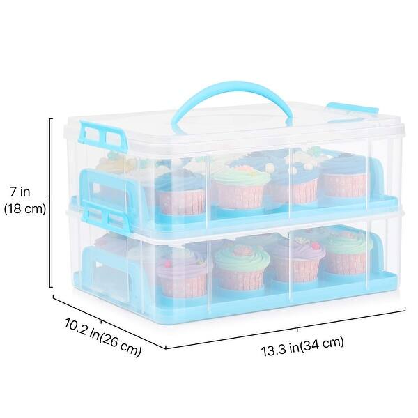 KPKitchen Porta Cupcake Per 24 Cupcakes - Innovativo Supporto Per