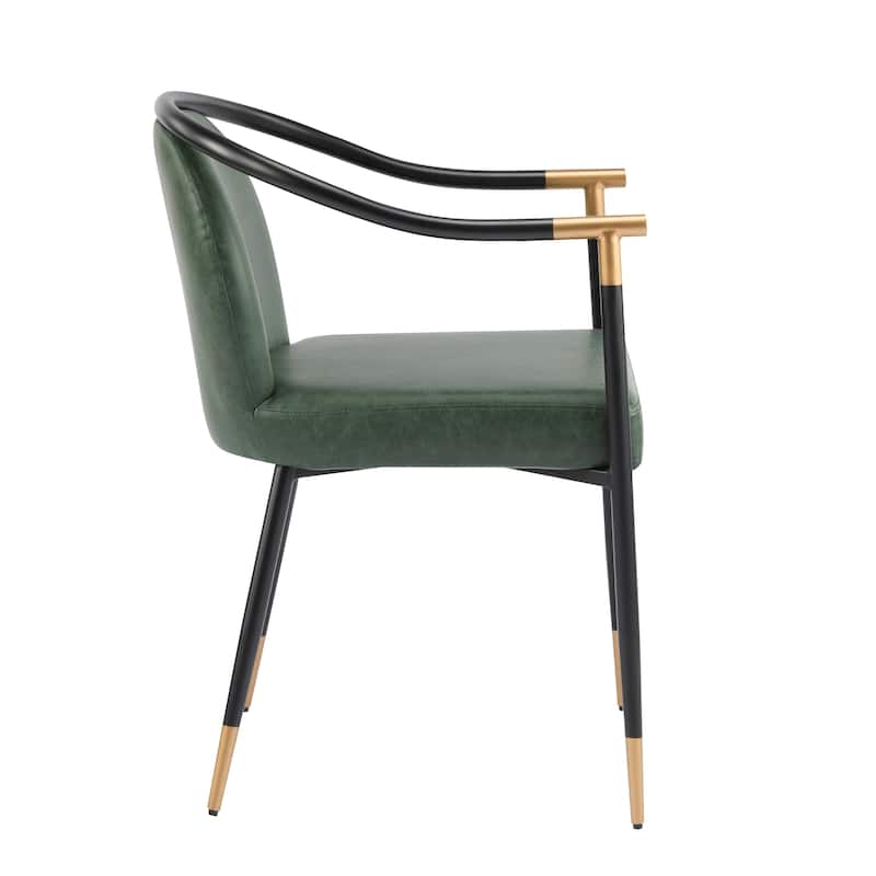 Olors Modern Upholstered Cushioned Dining Chair with King Louis Back by Christopher Knight Home