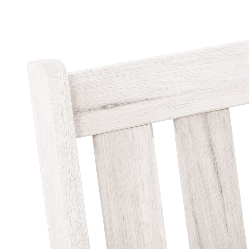 CorLiving Miramar Natural Hardwood Outdoor Storage Bench - N/A