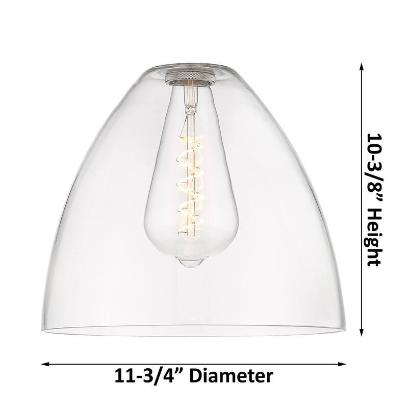 Innovations Lighting Downtown Urban - Crown Point - 1 Light 12" Bristol Flush Mount