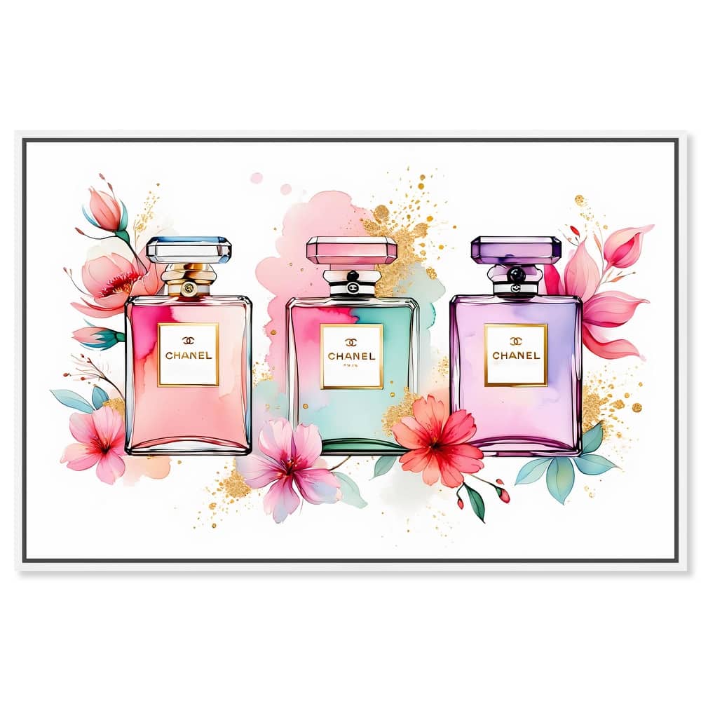 Trio of Fragrance Canvas by Art Remedy