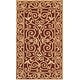 preview thumbnail 29 of 128, Safavieh Hand-hooked Chelsea Cherrelle Country Oriental Wool Rug 2'9" x  4'9" - Burgundy - Runner/Rectangle