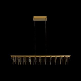 Golden Lighting 5461-LP48 Lucerna 5" Wide Linear Pendant