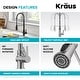 preview thumbnail 108 of 139, Kraus Britt Commercial 3-Function 1-Handle Pulldown Kitchen Faucet